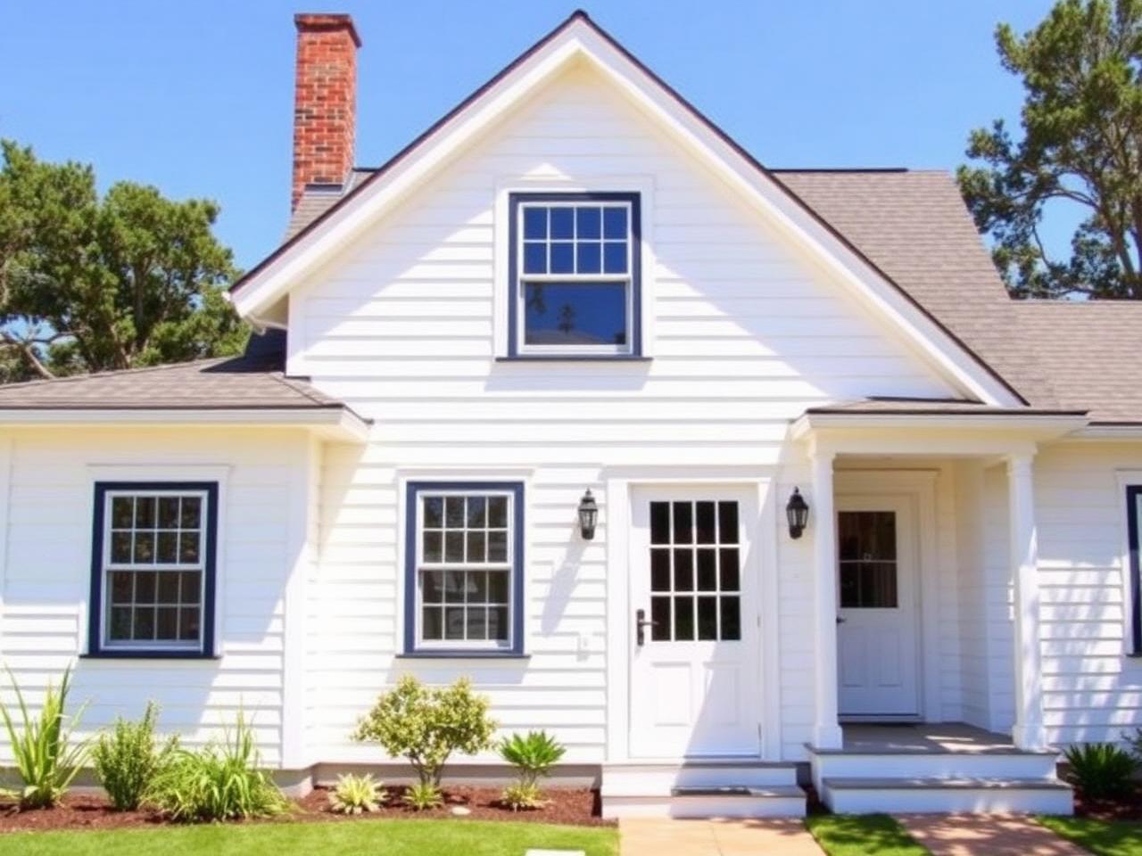 Worn exterior → refreshed exterior — after